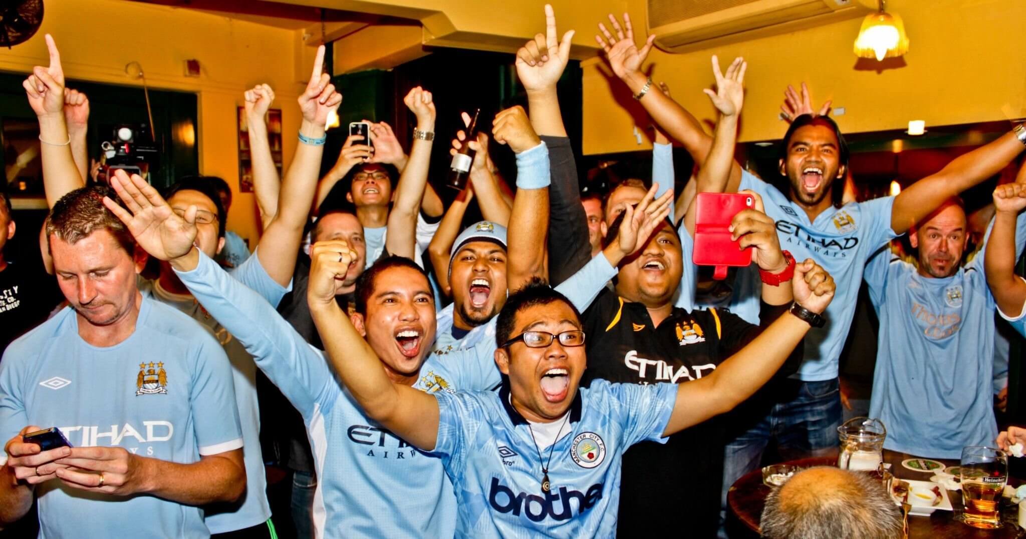 A Manchester City supporters club in Malaysia